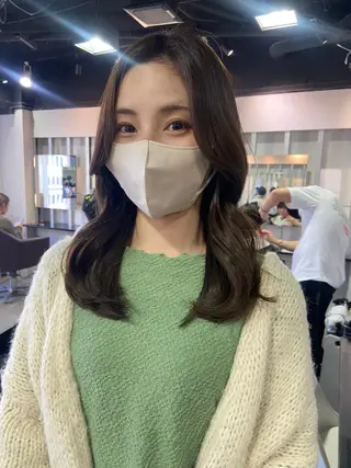 ロング 地毛風艶カラー🌿 喜多夏海のヘアスタイル