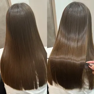 セミロング 森 隆秀/韓国ヘアのヘアスタイル