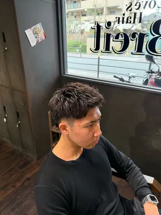 ショート メンズ 大谷 洸生のヘアスタイル