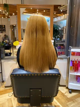 ロング カラー 美髪改善・ブリーチ tadasuke⭐️のヘアスタイル