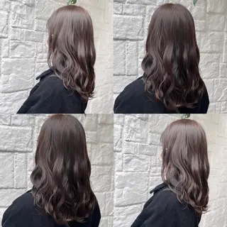 セミロング カラー カジュアルを女っぽく 𝗮𝘆𝗮𝗰𝗼のヘアスタイル