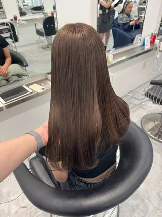 ロング カラー ParveMix🍀 藤原愛未のヘアスタイル