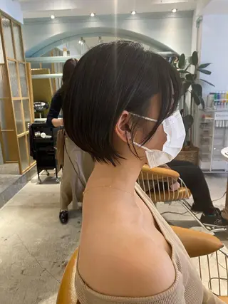 ショート 髪質改善レイヤー/ ボブたんの翔太のヘアスタイル