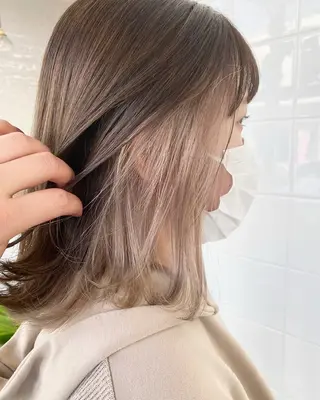 カラー sol. 【ソル】所属・問屋町/艶髪/ momokaのヘアスタイル