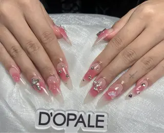 ネイル D‘OPALEサロン所属・長さ出し専門店 上野kkのネイルデザイン