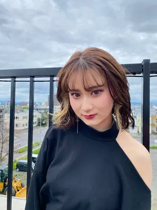 ミディアム カラー Mahoメンズヘア 🦋デザインカラーのヘアスタイル