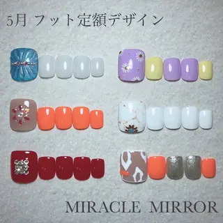 ネイル ミラクルミラー 町野のネイルデザイン
