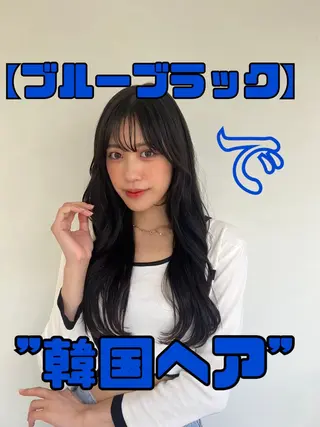 ロング カラー パーマ 似合わせ✨透明感🫧 佐藤優斗のヘアスタイル