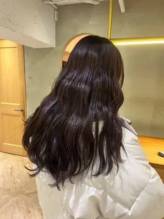 ロング カラー くすみカラー/ パーマ/ろーれんのヘアスタイル