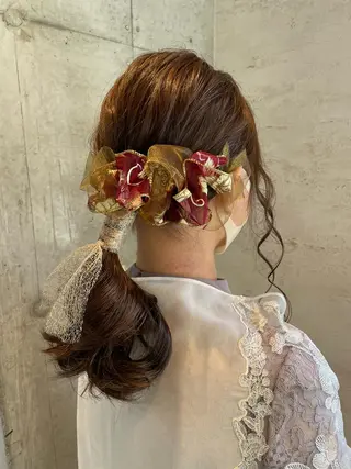 ヘアアレンジ 女性に人気♪ はやしほのかのヘアスタイル