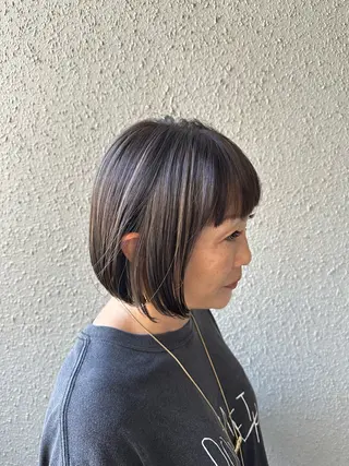 セミロング カラー レイヤー/艶カラー ROKUのヘアスタイル