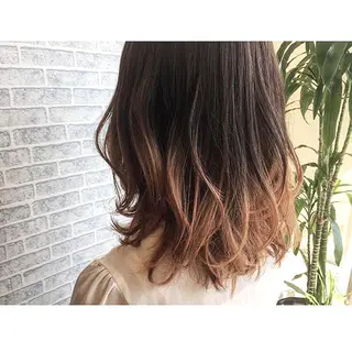 ミディアム カラー 荒木 拓也のヘアスタイル