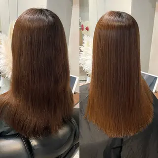 ロング パーマ 銀座/ハイトーン/ hayaka 🖤のヘアスタイル