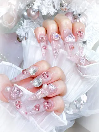 ネイル ワンホン、かわいい系 🎀ななみのネイルデザイン