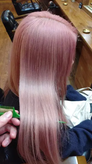 ロング カラー 埼玉久喜/ハイトーン デザインカラーRYOのヘアスタイル