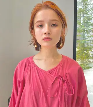 ショート 森貴裕/ベージュ/ パーマ/オリーブのヘアスタイル