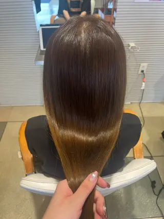 ロング カラー ベージュカラー⌇﻿ くびれヘア.𐙚心音のヘアスタイル