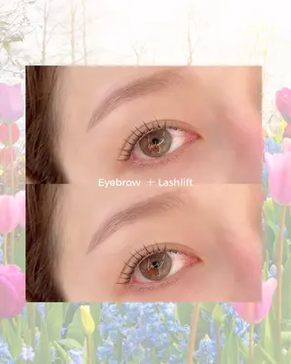 アイブロウ 大石はな / lavlunaのマツエク・マツパデザイン