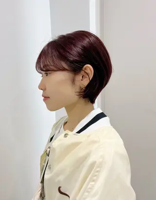 ショート モテヘア/グレージュ /ボブ/前原汐🎐のヘアスタイル