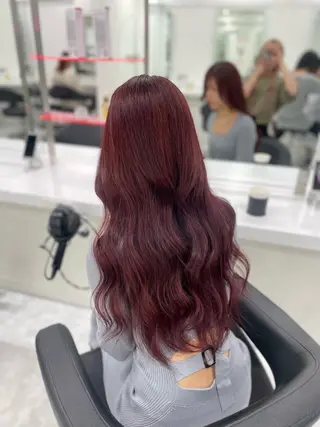 ロング カラー ハイトーン🤍ブロン ド🤍MISAKIのヘアスタイル