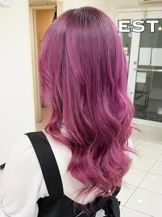 カラー メンズ ヘアアレンジ ロング MORI MARIKAのヘアスタイル