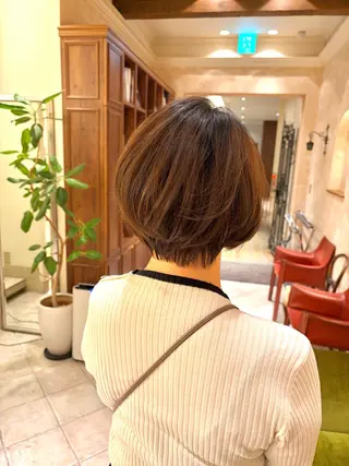 ショート BEAUTRIUM 広尾店所属・木村 飛蕗💎 ショートヘアのヘアスタイル