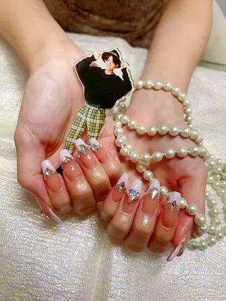 ロング 💜MIYA nail川崎店のネイルデザイン