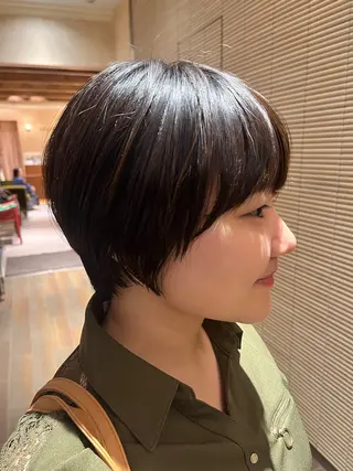 ショート 田内 満里奈のヘアスタイル