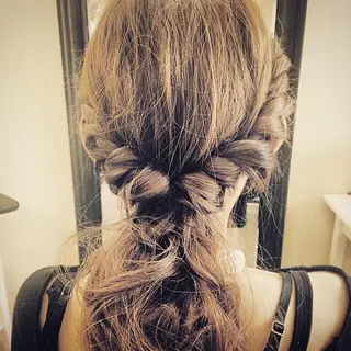 セミロング ロング ヘアアレンジ 鶴見 和美のヘアスタイル