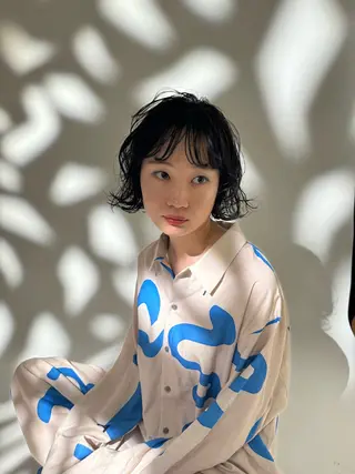 ショート パーマ ボブ/ショート 吉田竣のヘアスタイル