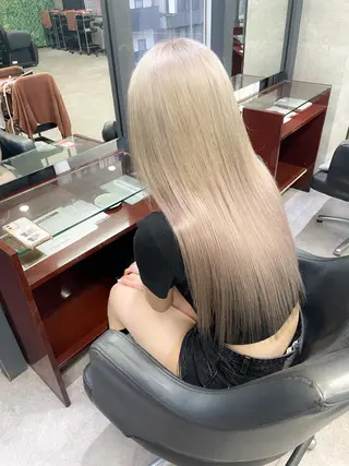ロング カラー ハイトーンエクステ 🎩カズキ🎩のヘアスタイル