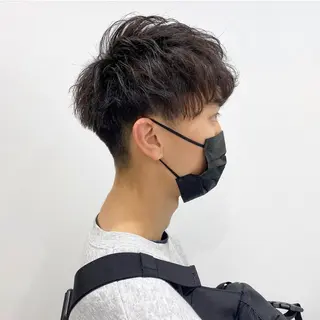 メンズ ♡くすみトレンド ♡Rikutoのヘアスタイル