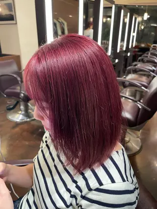 ミディアム カラー TIECHEL所属・Yoshida Yuriのヘアスタイル