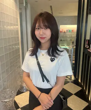 ミディアム カラー メンズパーマ/ブリー チ/motokiのヘアスタイル