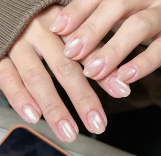 ネイル By moonネイル 🌷ワンホン/韓国風のネイルデザイン