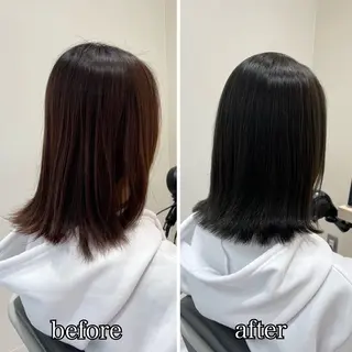 ミディアム カラー 🌷ピンクカラー くどう🌷のヘアスタイル