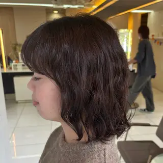 ミディアム Iris by artina 武蔵小杉店【イリス バイ アルティナ】所属・🎼レイヤー/顔周り カット/nene♬のヘアスタイル