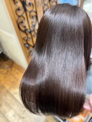 セミロング カラー 美髪ヘッドスパ🫧 西山紗奈江💆‍♀️のヘアスタイル