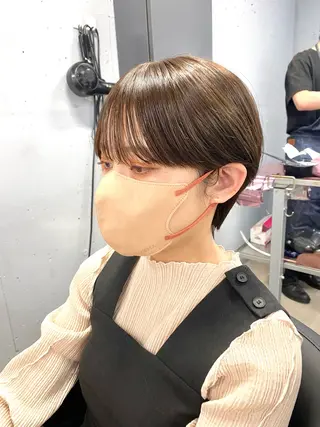 ショート カラー IVORY.所属・🟩白髪ぼかし/ボブ /ショートヘア/大司のヘアスタイル