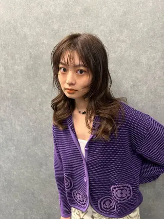 ロング 古沢 新のヘアスタイル