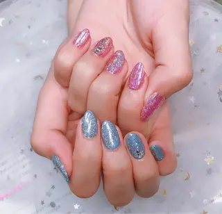 カラー ネイル Q Free nailsのネイルデザイン
