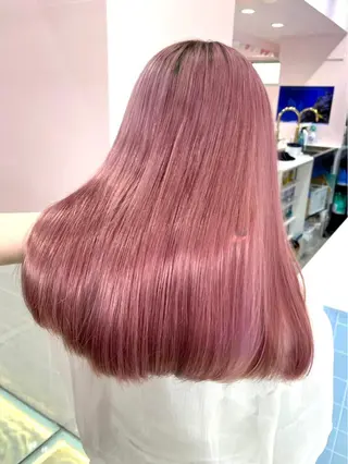 セミロング カラー 楓🦋韓国系レイヤー / 透明感カラー🤍のヘアスタイル