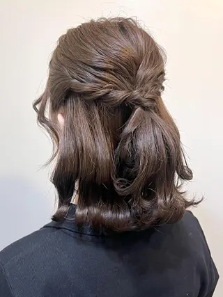 ヘアアレンジ 🤍ヘアセット.ヘア アレンジ湯山詩織🤍のヘアスタイル