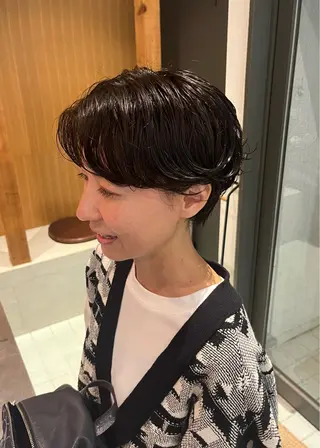 ショート パーマ ciala清澄白河所属・MANA/ ciala清澄白河のヘアスタイル