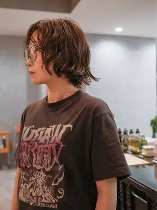 ミディアム カラー パーマ 栄・伏見 JOULE'Sのヘアスタイル