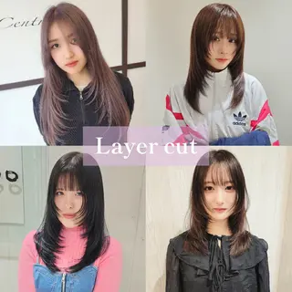 ロング カラー レイヤーカット/ ウルフカット/大橋 のヘアスタイル