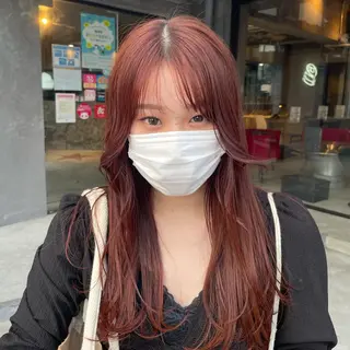 ロング カラー 高橋 みく/ minim 暖色のヘアスタイル