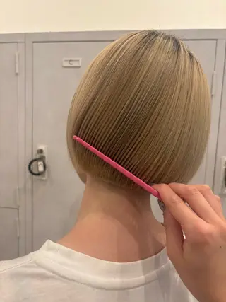 ショート 佐藤 優里のヘアスタイル