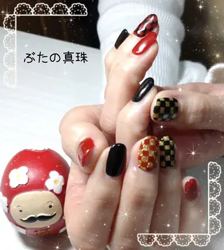 ネイル 林 珠里のネイルデザイン
