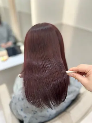 セミロング カラー Kasumi Zinaのヘアスタイル